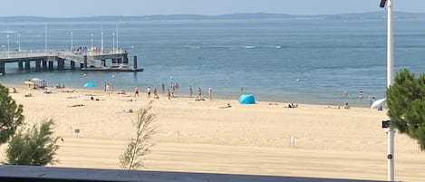 On the beach
