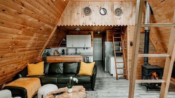 Fernseher, Kamin