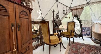 Artistic Dome Haven Nestled in the Woods near Lake Oconee, Georgia