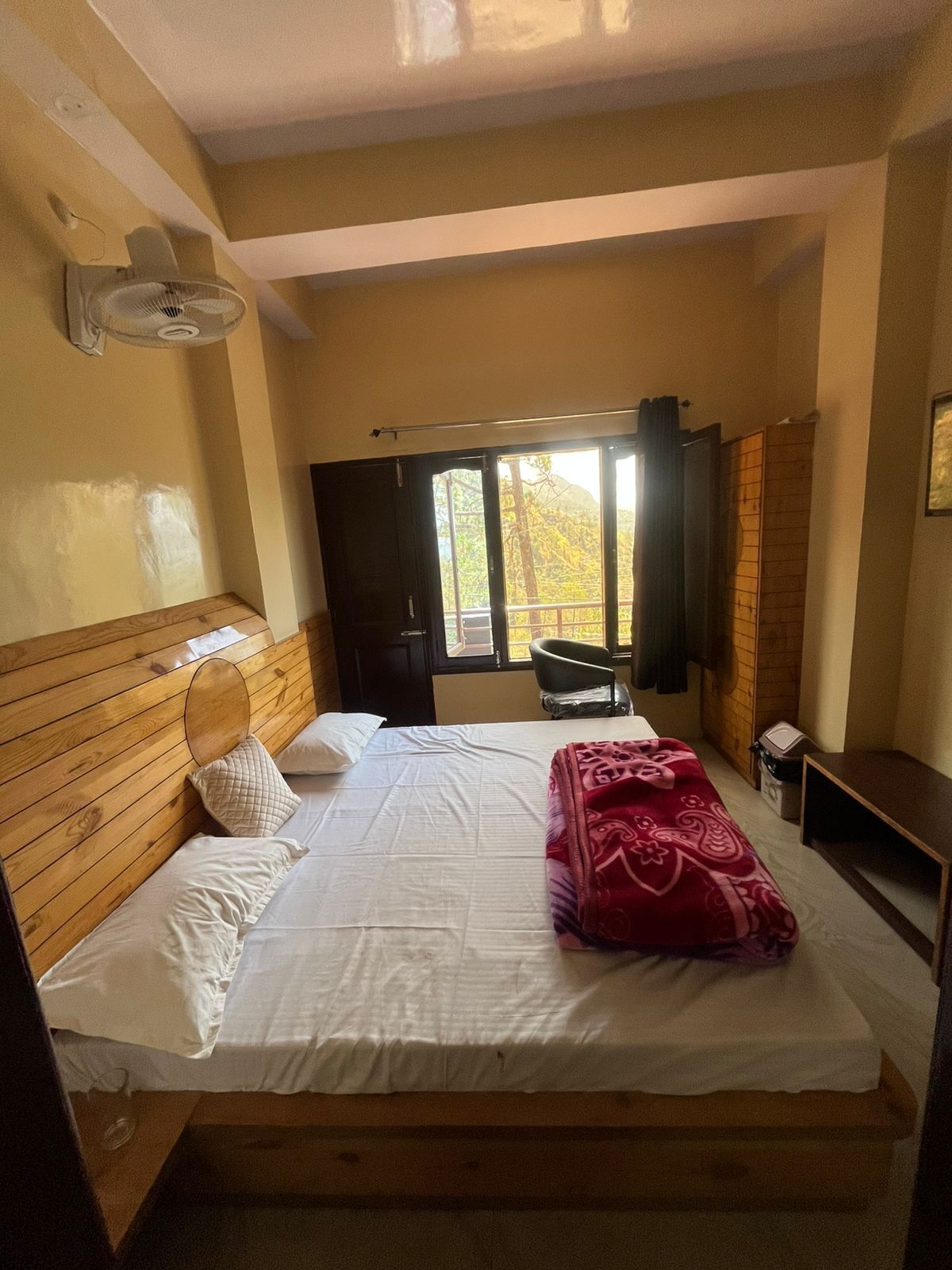 Kamar Double Deluks, balkon, pemandangan gunung