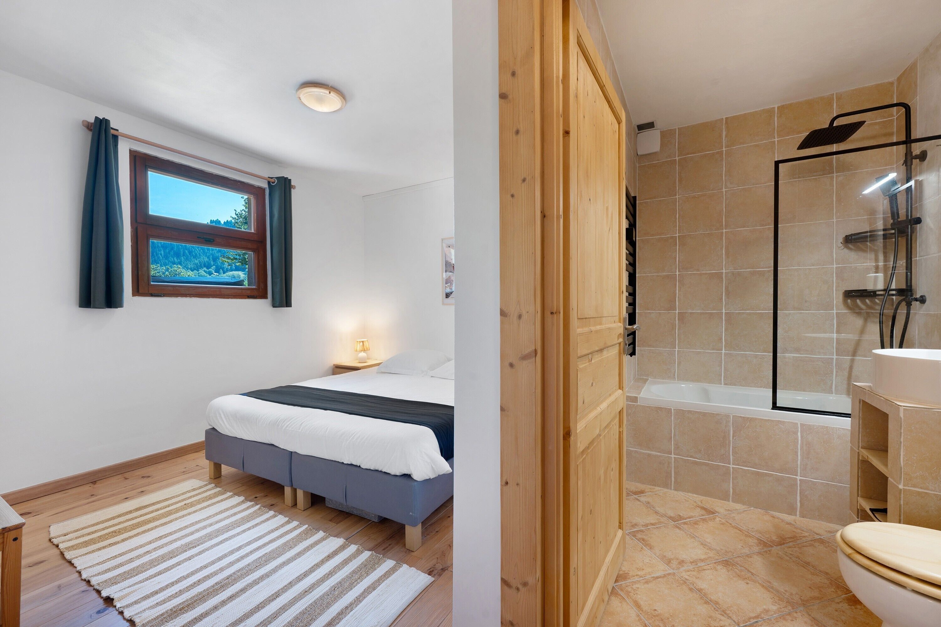 Shower, hair dryer