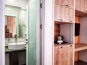 Family Triple Room | In-room safe, desk, blackout curtains, iron/ironing board - Alpha Horizon Hotel (Yerevan)