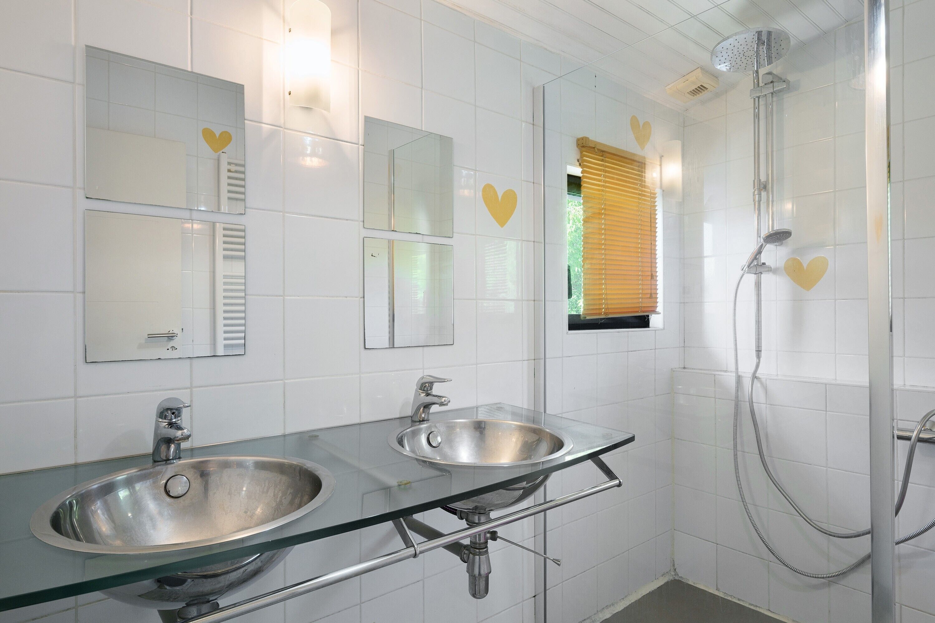 Shower, hair dryer