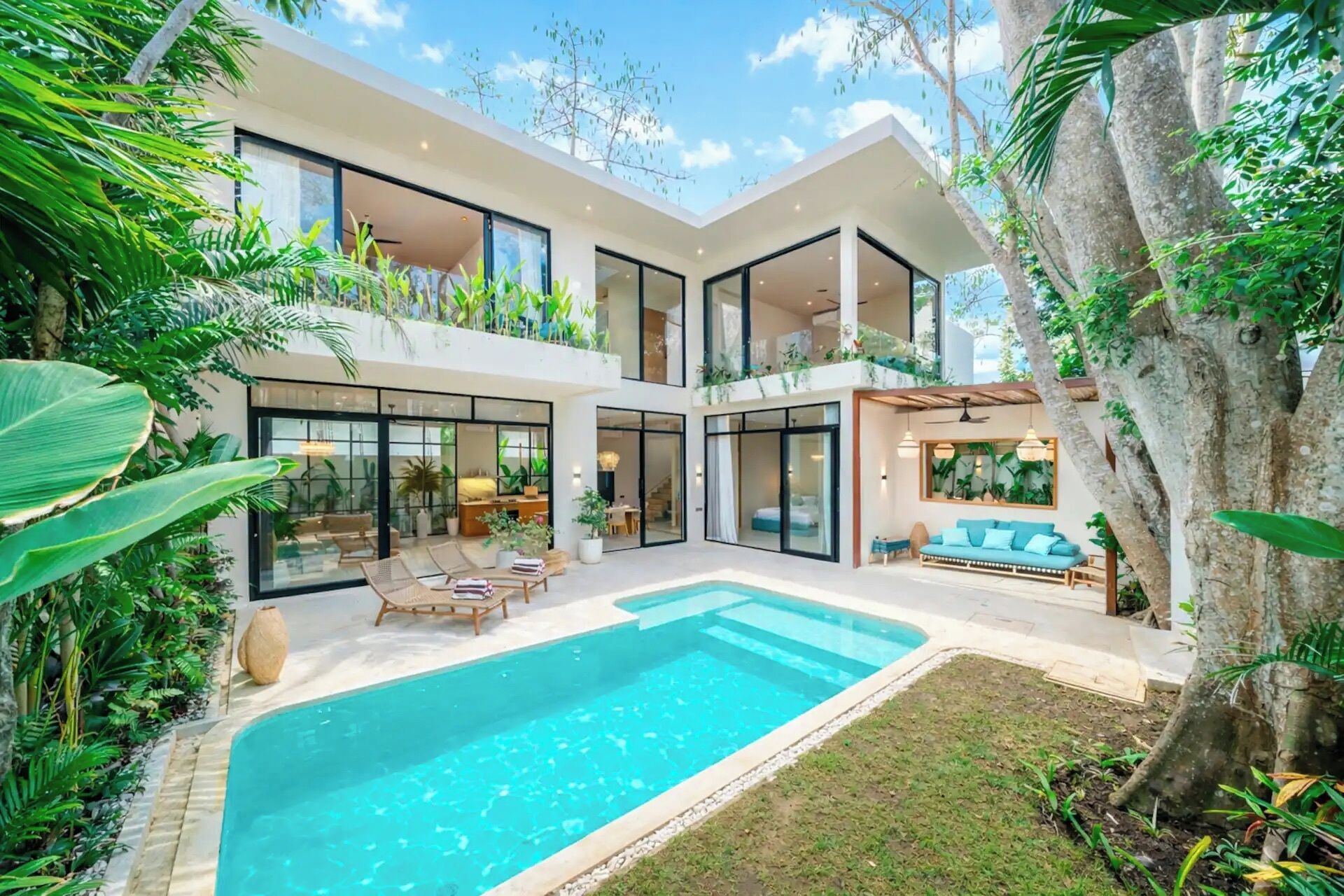 Villa de lujo, 3 habitaciones, alberca privada | Alberca | Alberca al aire libre 