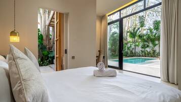 Luxury Villa, 3 Bedrooms, Private Pool | Egyptian cotton sheets, premium bedding, in-room safe