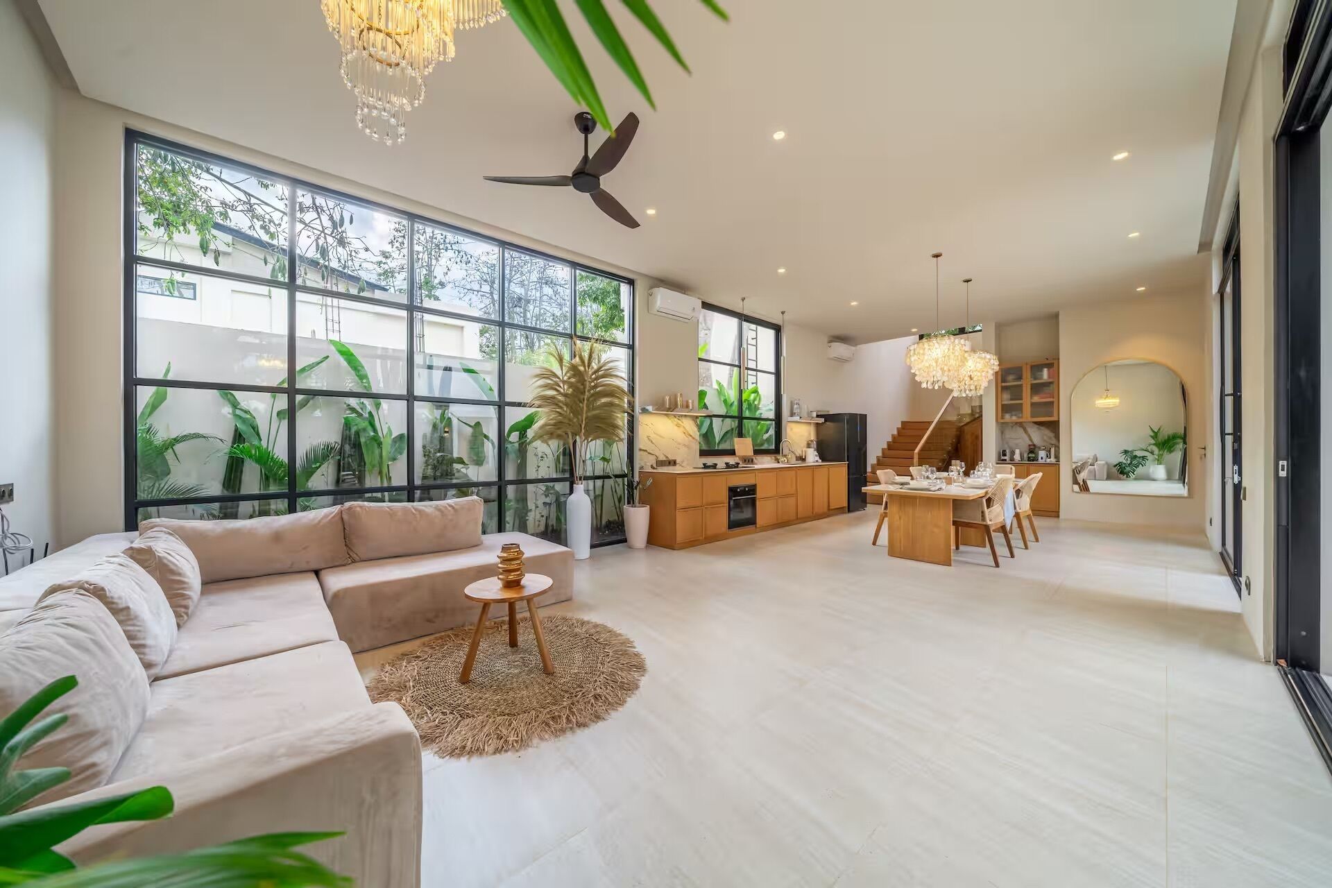 Villa de lujo, 3 habitaciones, alberca privada | Área de sala de estar