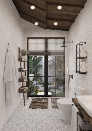Luxury Villa, Pool View | Bathroom - Villa Oasis (Ubud)
