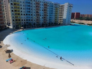 Indoor pool, outdoor pool