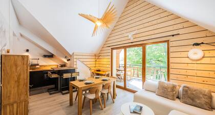 Appartement « L’aubier des Bauges » : vue montagne, terrasse privée et Wi-Fi