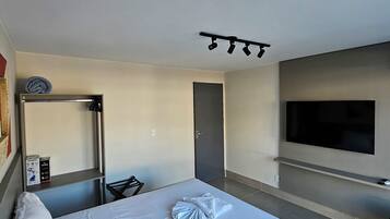 Blackout curtains, iron/ironing board, free WiFi