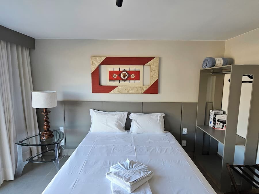 Blackout curtains, iron/ironing board, free WiFi