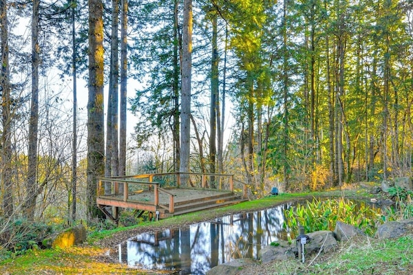 Outdoor Deck | Forest Views | Private Wooded Setting