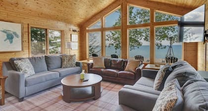 Private Lake Huron Retreat with 200’ of Shoreline, 1.4 Acres & Water Views