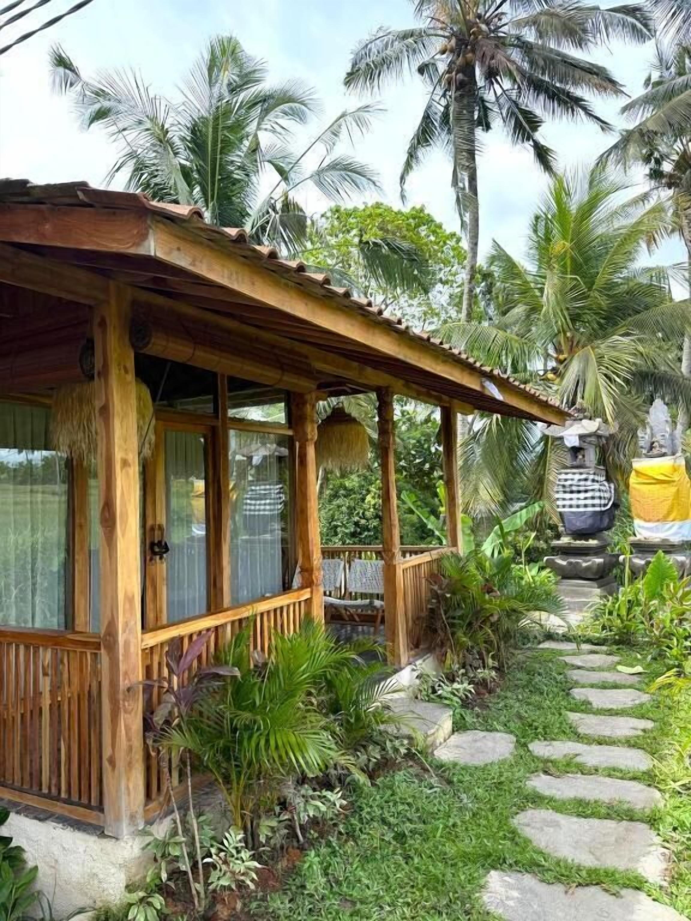 Deluxe-Bungalow, 1 Schlafzimmer, Terrasse, Gartenblick | Unterkunftsgelände