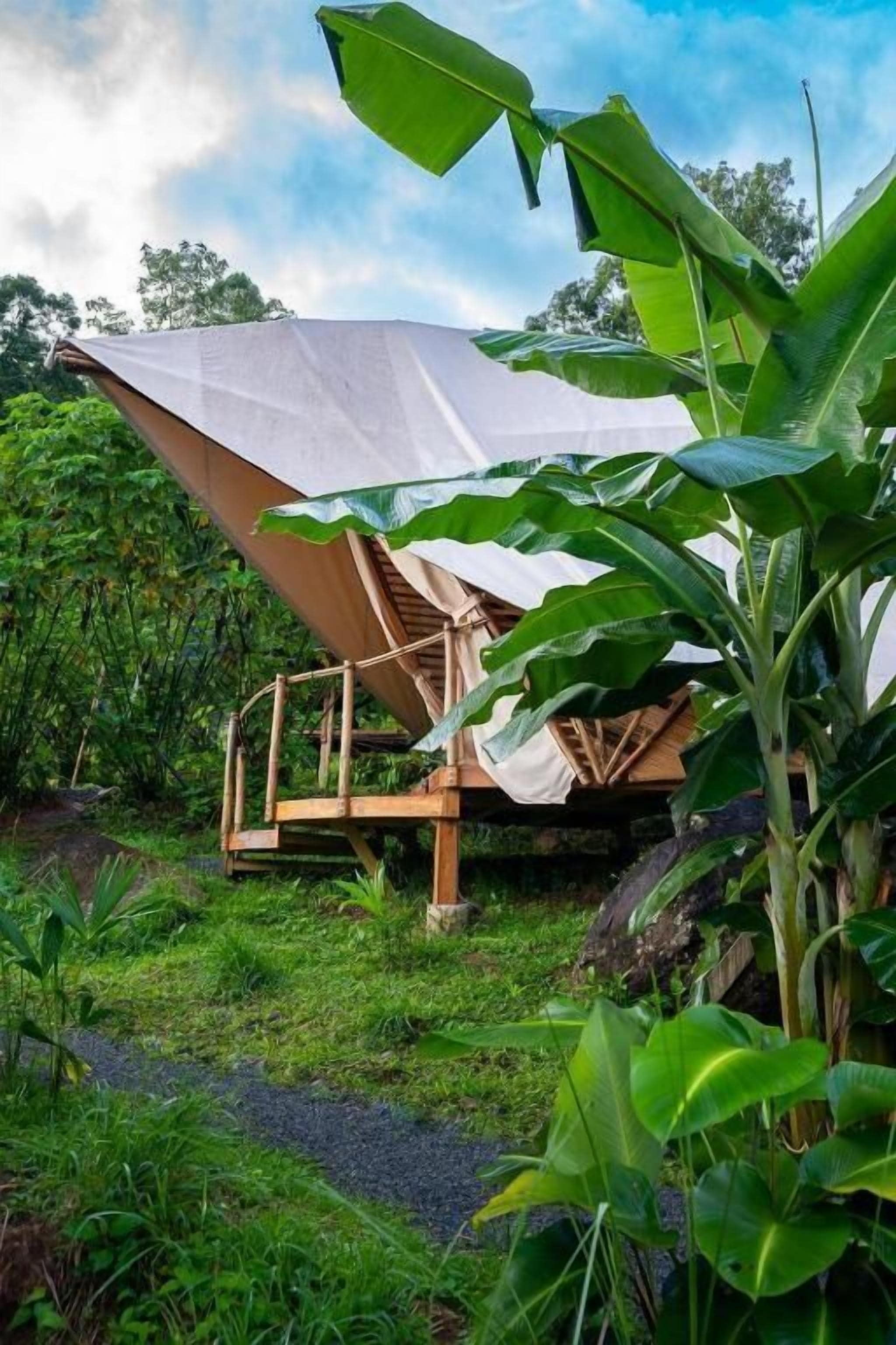 Bungalow de diseñador, 1 cama King size, balcón, vista al jardín | Áreas de la propiedad