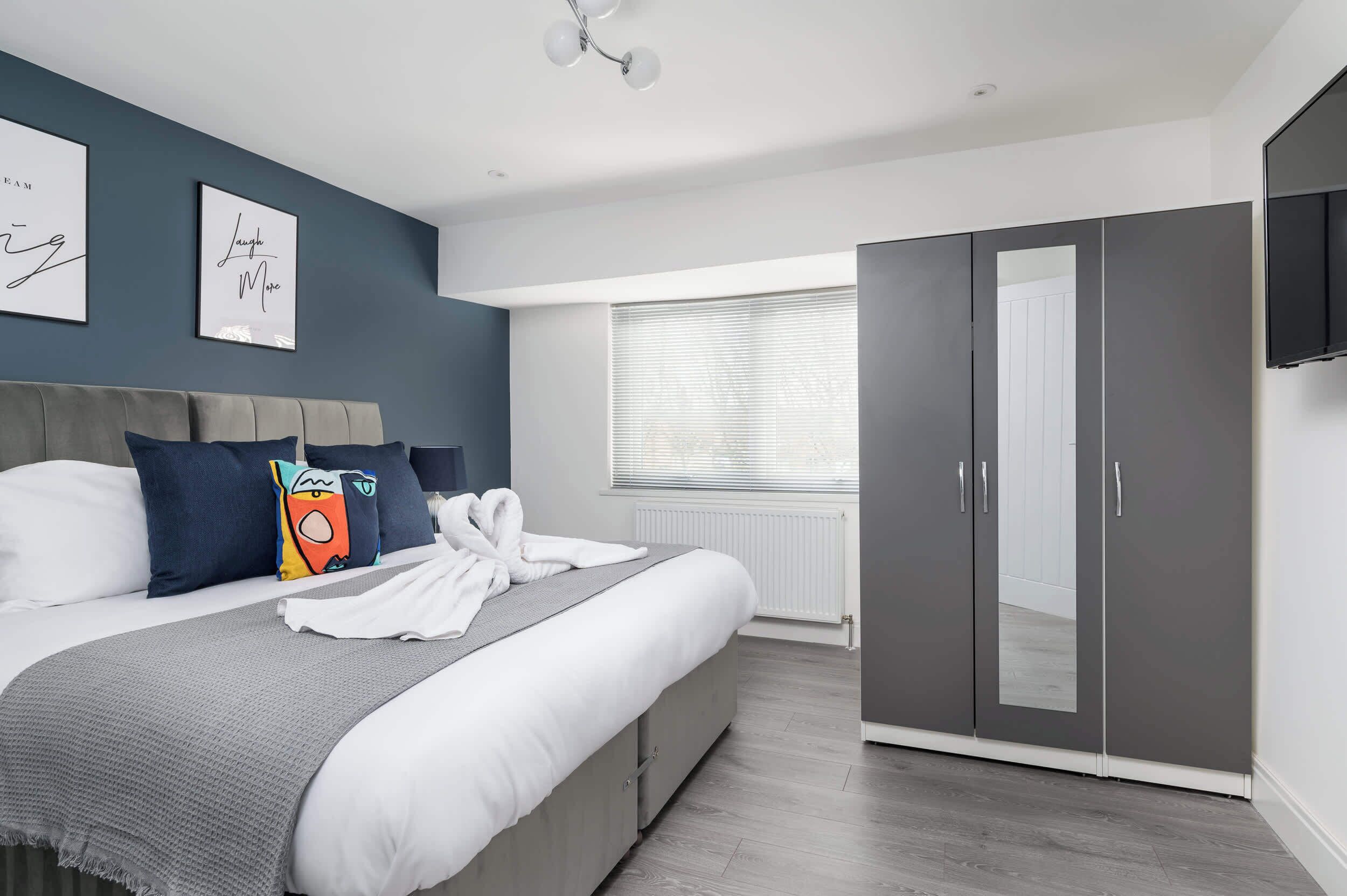 4 slaapkamers, een bureau, gratis wifi