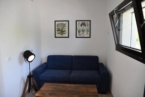 Chambre Double Supérieure, balcon, vue parc | Coin séjour