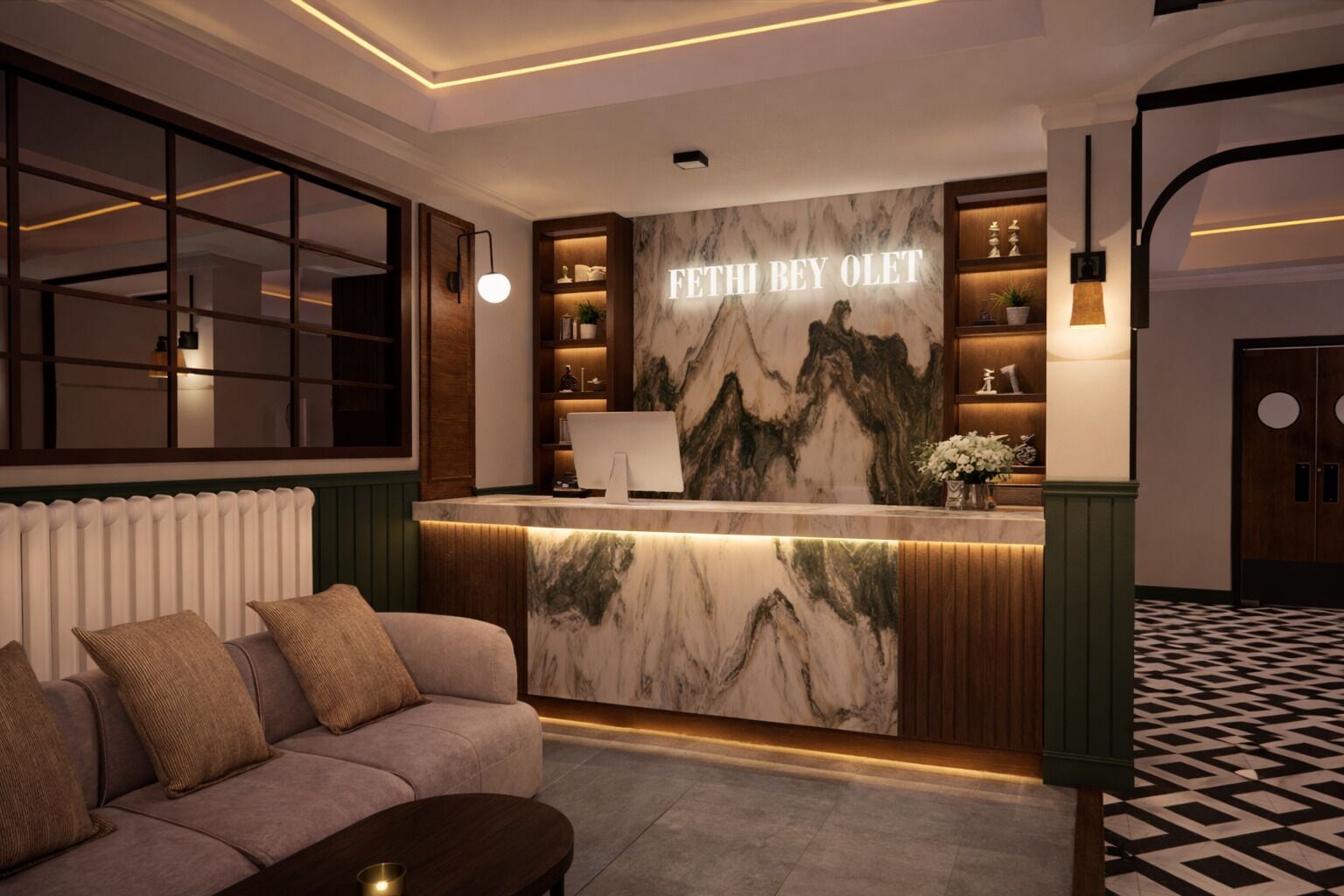 前台