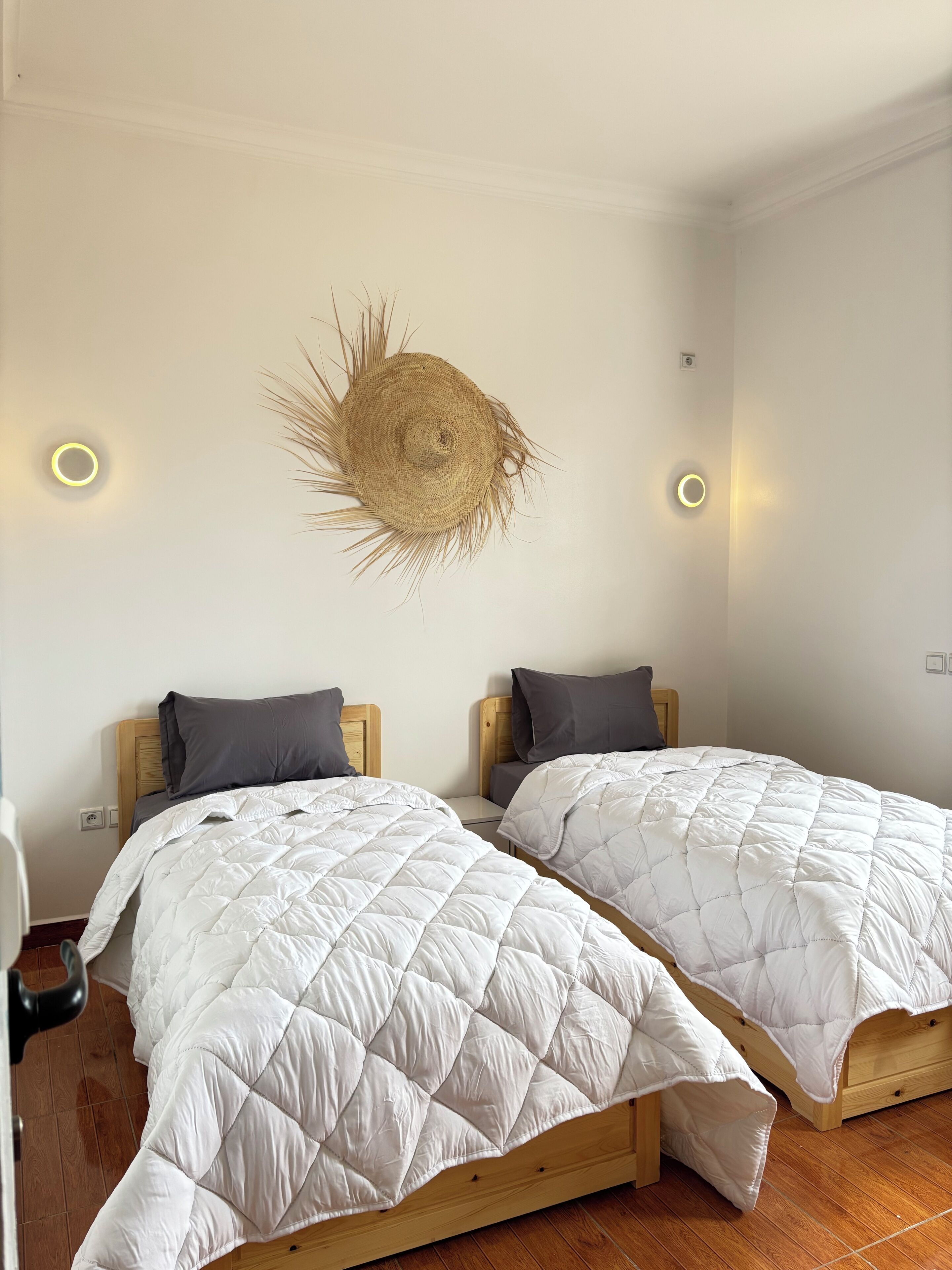 Twin kamer, uitzicht op park