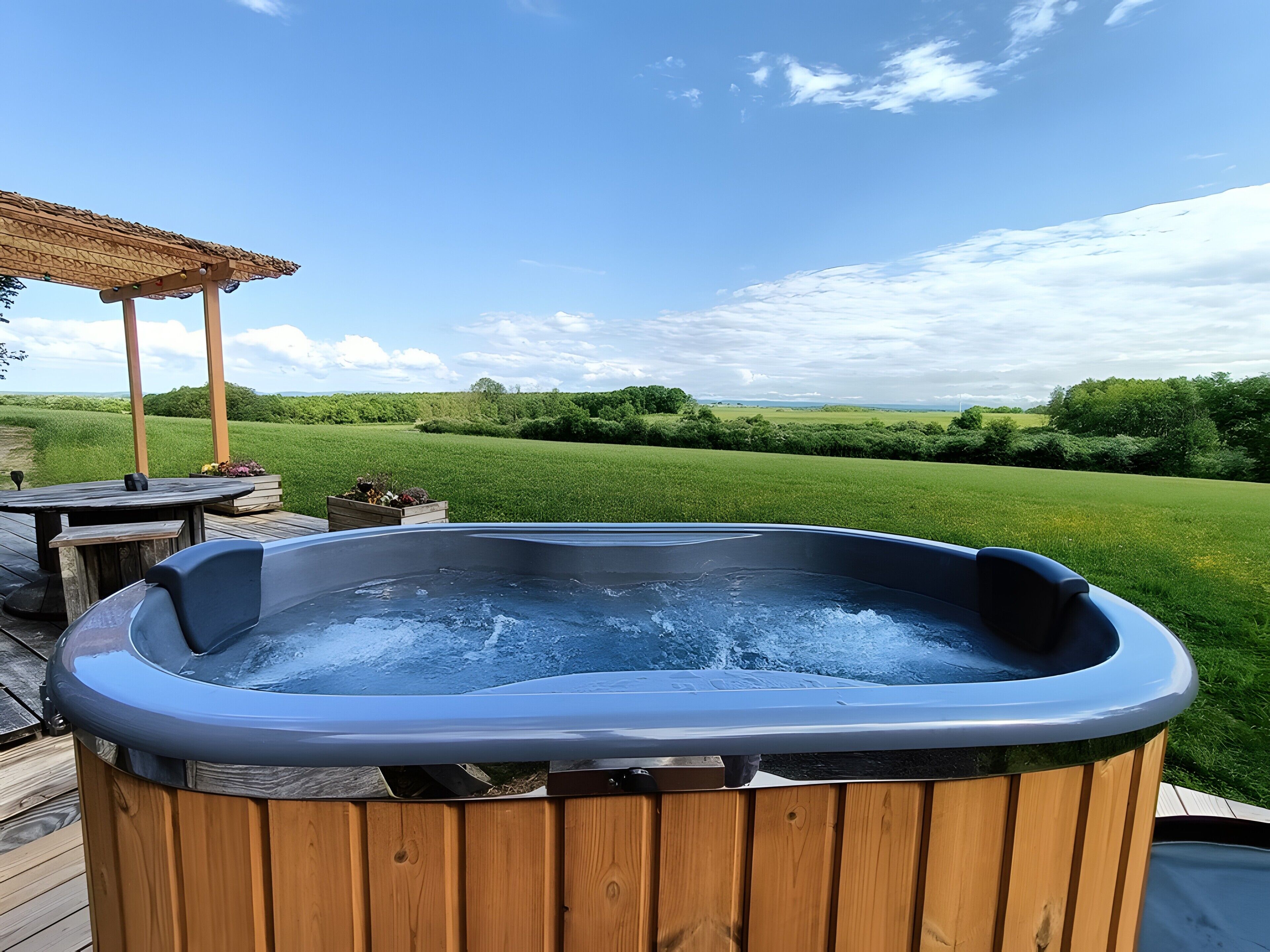 Bain à remous extérieur