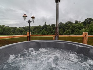 Utendørs boblebad