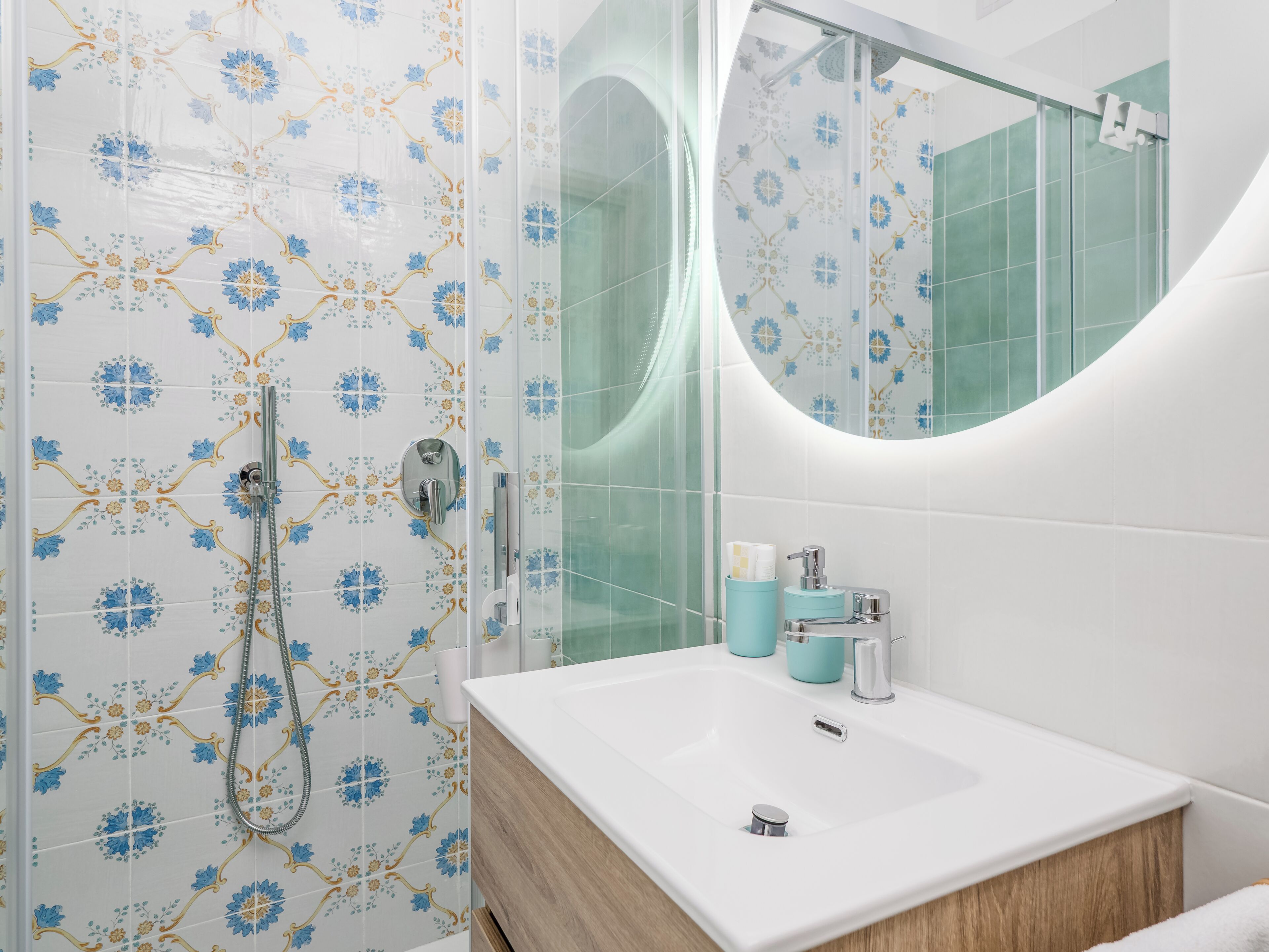 Tente Deluxe, vue mer | Salle de bain