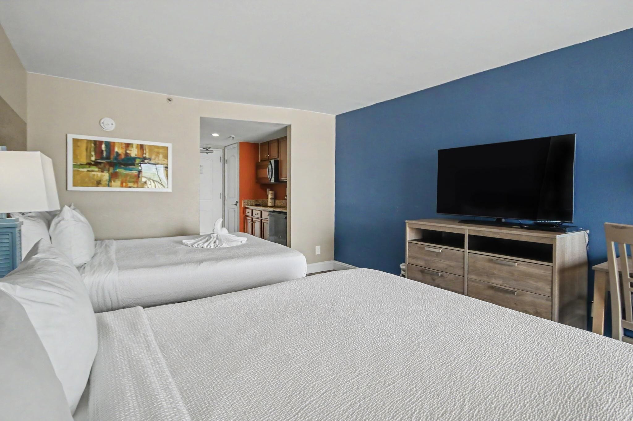 1 bedroom, iron/ironing board, internet, bed sheets