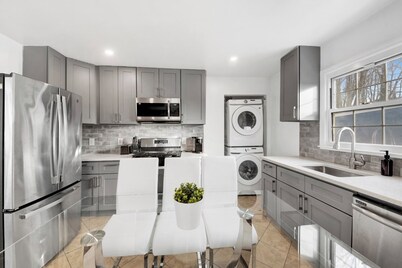Family-Friendly 3BR Home • Game Room • Free Parking • Minutes from NYC
