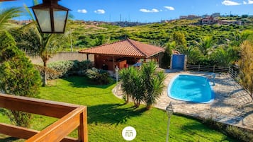 Chácara Maria Luiza c/ Piscina - Gravatá/PE | Vista para o jardim
