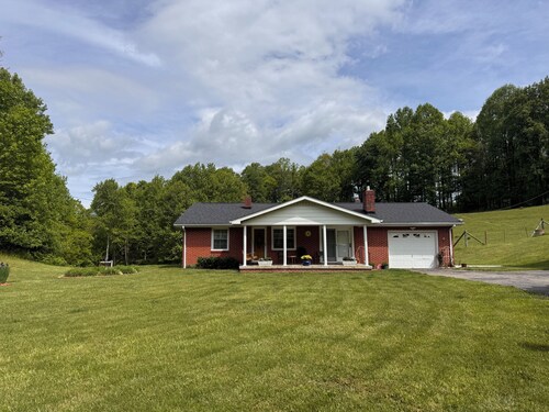 3-Bedroom Farmhouse under Roan Mountain, on 20 private acres.