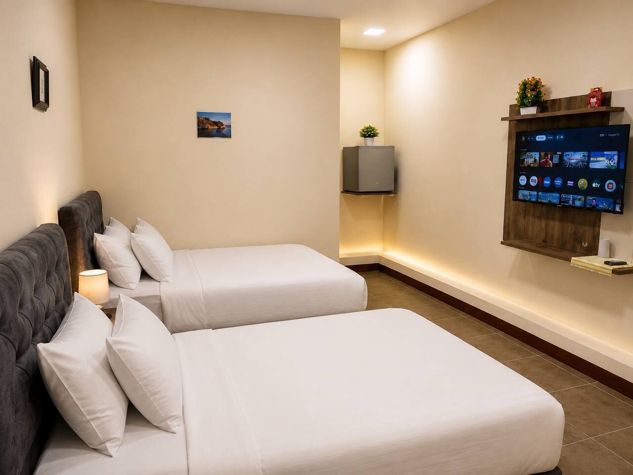Comfort Apartment, 2 Double Beds, Air conditioning, Courtyard View | Free WiFi