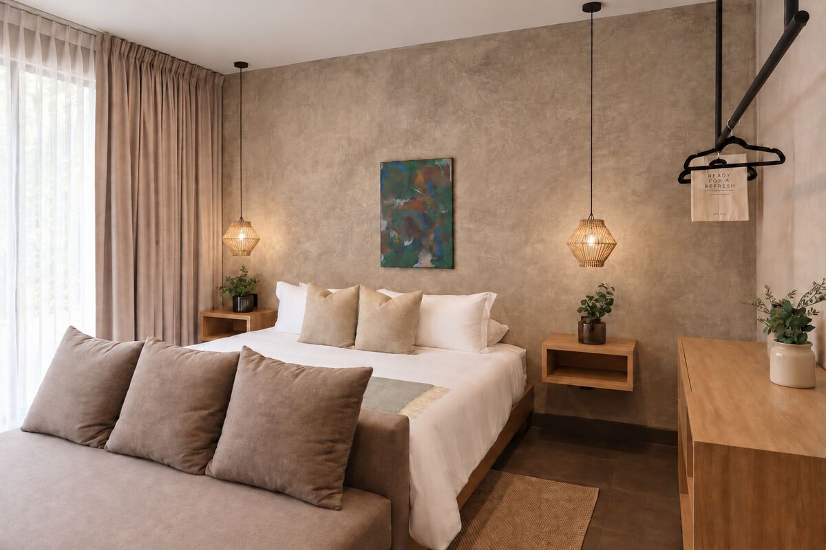 Superior suite, uitzicht op park | Een kluis op de kamer, gratis wifi, beddengoed