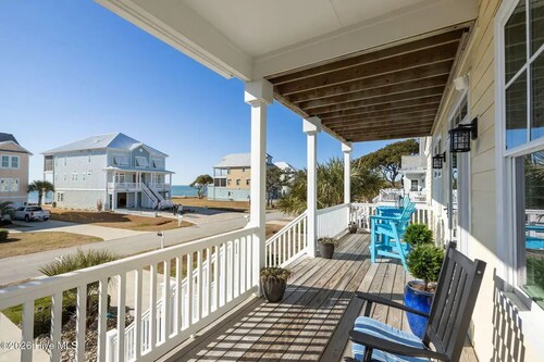 Point of View:  4BR Coastal Gem with Master Deck & Community Beach