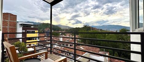 Comfort Apartment, 2 Bedrooms, Balcony, City View | Terrace/patio