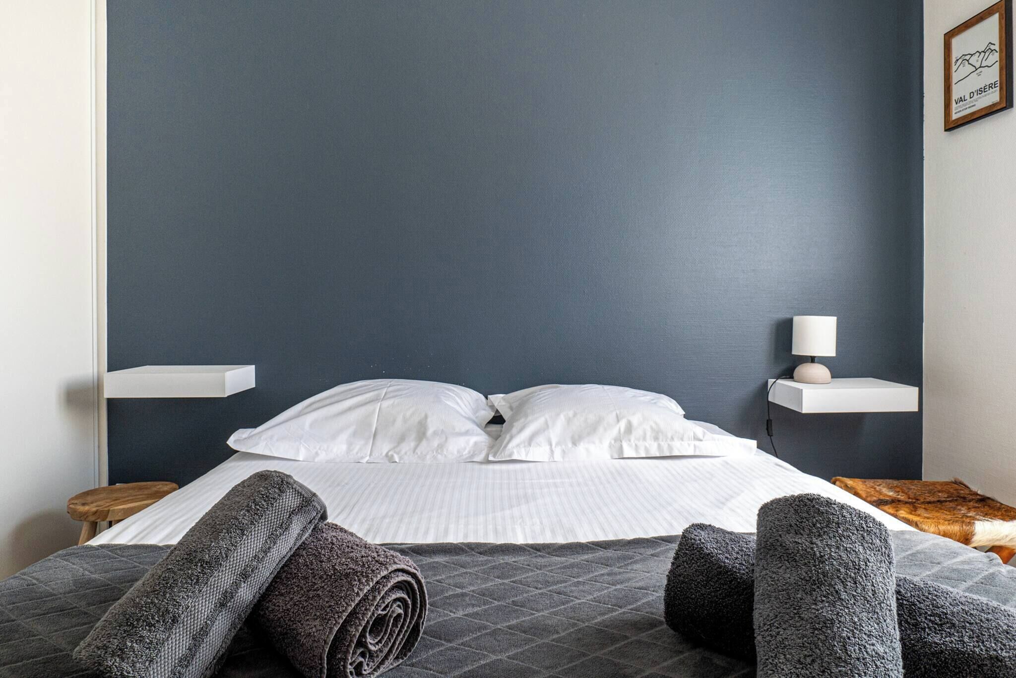 Iron/ironing board, travel crib, free WiFi, bed sheets