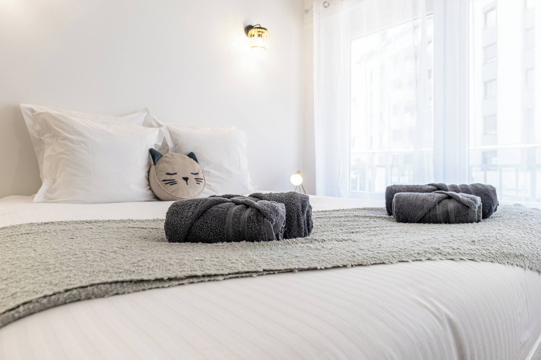 2 bedrooms, iron/ironing board, free WiFi, bed sheets