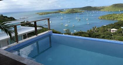 Carribean luxury in the sky!