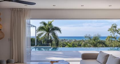 Luxury Ocean-View Villa in Las Terrenas 5 Suites, Pool & Beach Access