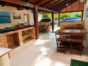 Outdoor dining - Pousada Família Cordeiro - Penha SC (Penha)