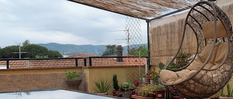 Appartement, 1 chambre, fumeur, balcon | Terrasse/Patio