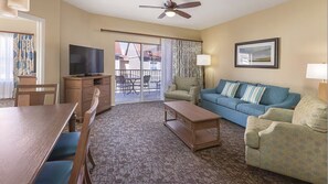 Living area - Relaxing Branson Getaway with Pools & Spacious 2BR Vacation Suite (Branson)