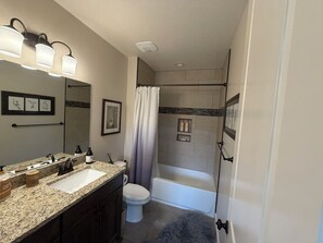 Shower, hair dryer, towels - Meadowlark Nest CEW1 | Hot Tub | Swim Spa |Game Rm (Huntsville)