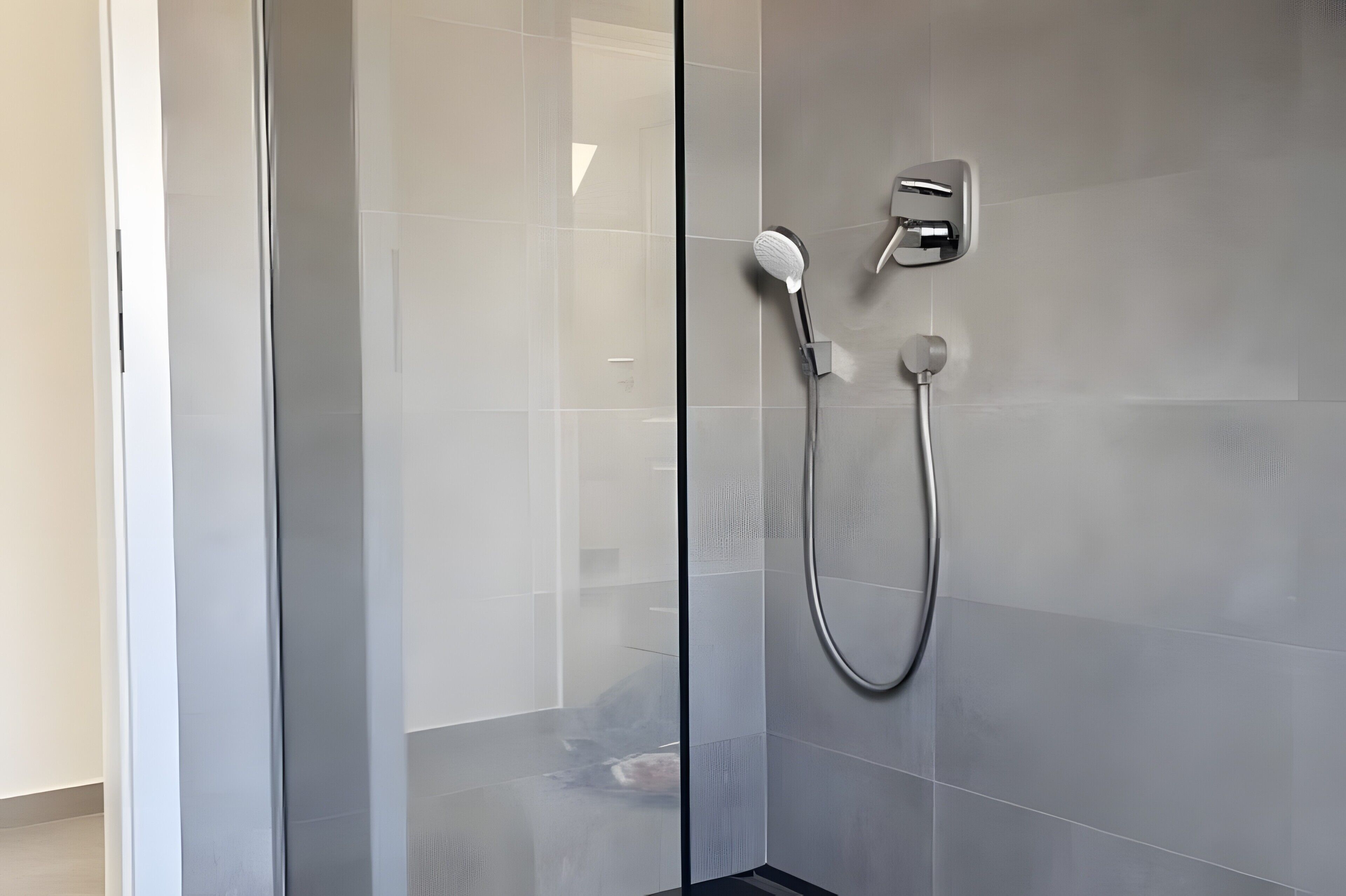Ducha, secador de pelo, toallas