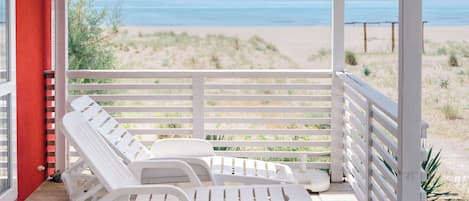 Comfort Apartment, Balcony, Beach View | Terrace/patio