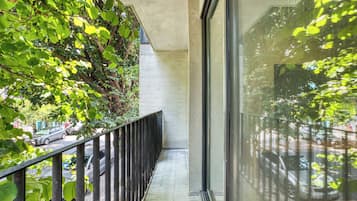 Deluxe Apartment, 1 King Bed with Sofa bed, City View | Terrace/patio