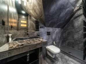 Bathroom - Luxury Holiday Villa, Pool, Sauna, Jacuzzi (Nowy Targ)