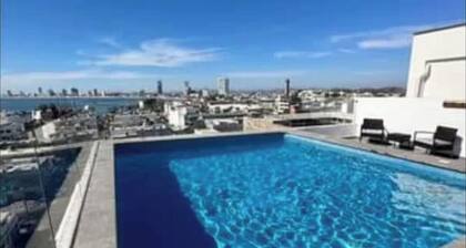 Centrica Suite B con Alberca en Mazatlan