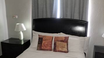 1 bedroom, iron/ironing board, travel crib, free WiFi