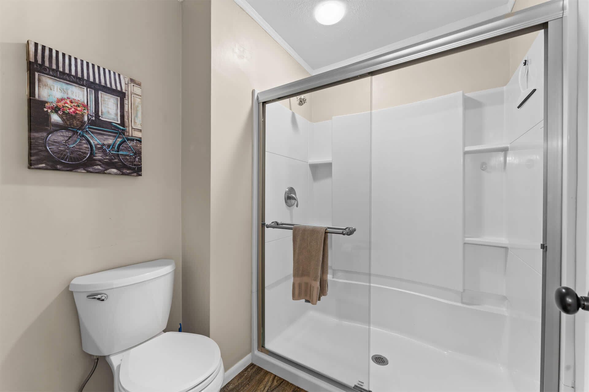 Apartment, 2 Queen-Betten, Blick auf den Golfplatz (Austin's Hideaway) | Badezimmer