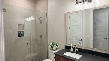 Hair dryer, towels